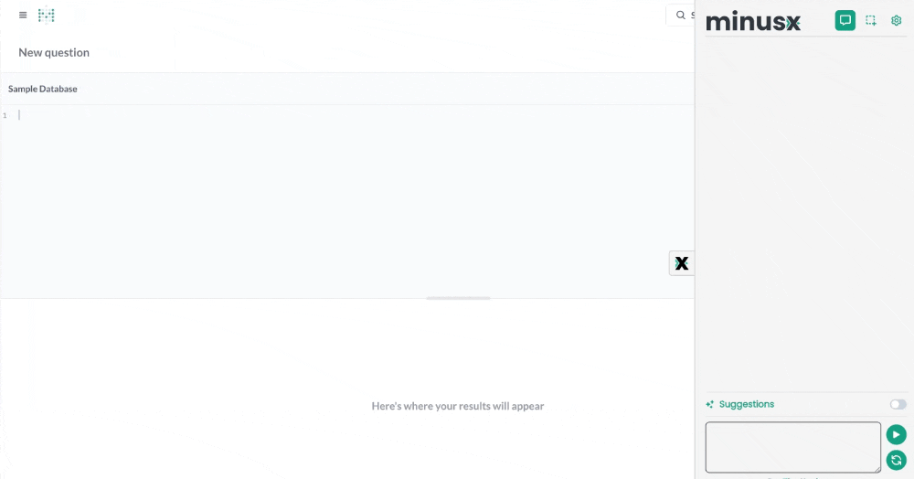Metabase with MinusX